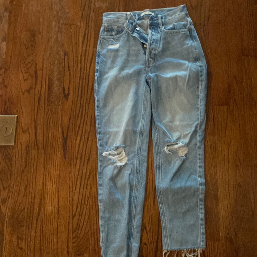 Size 24 PAC Sun ultra high rise slim jeans worn once